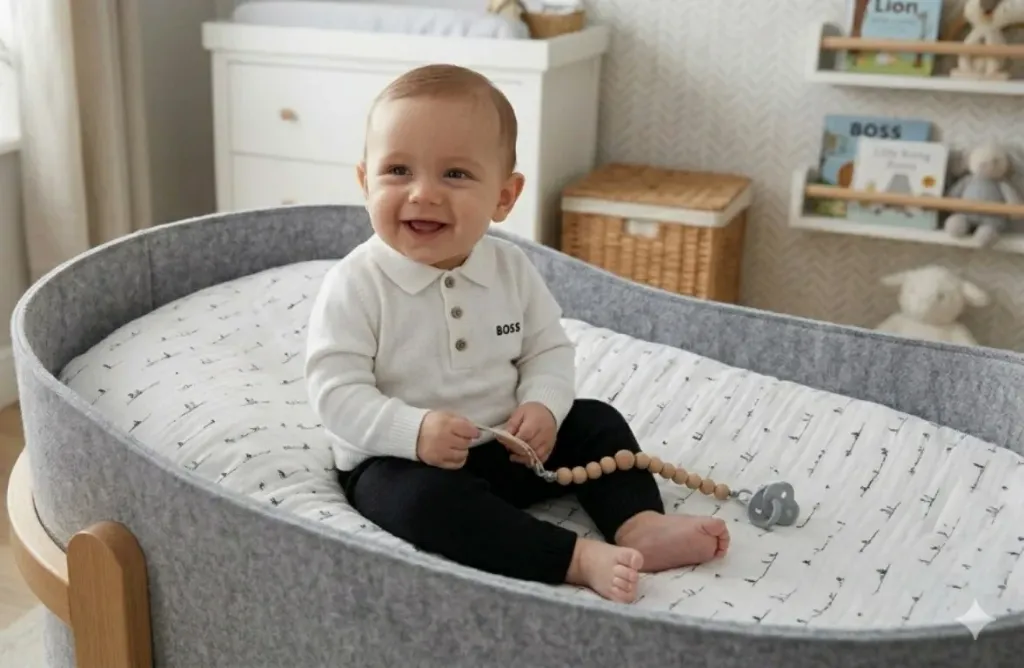 [LELE ' 00067] CONJUNTO NIÑO, DOS PÍEZAS EN HILO, PANTALON NEGRO Y BUSO BEIG